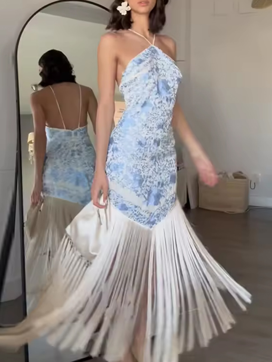 TWOTWINSTYLE French Retro Flor - French Vintage Floral Midi Dress review and price