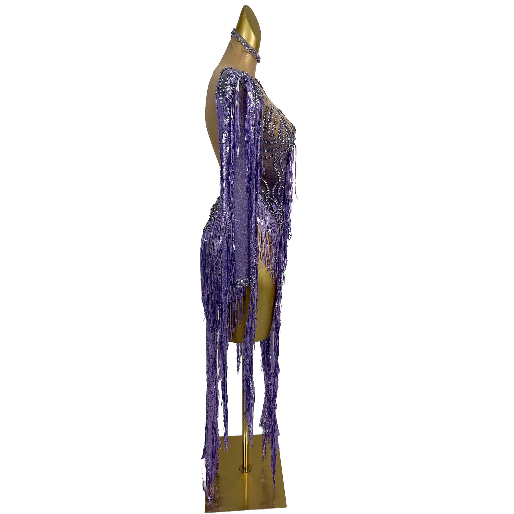 Sparkly Rhinestone Long Fringe - Sparkly Rhinestone Club Party Dress review and price