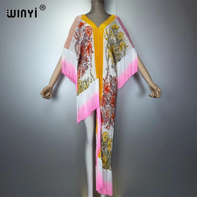 WINYI Women's Boho Maxi Kaftan - Boho Summer Beach Maxi Dress review and price