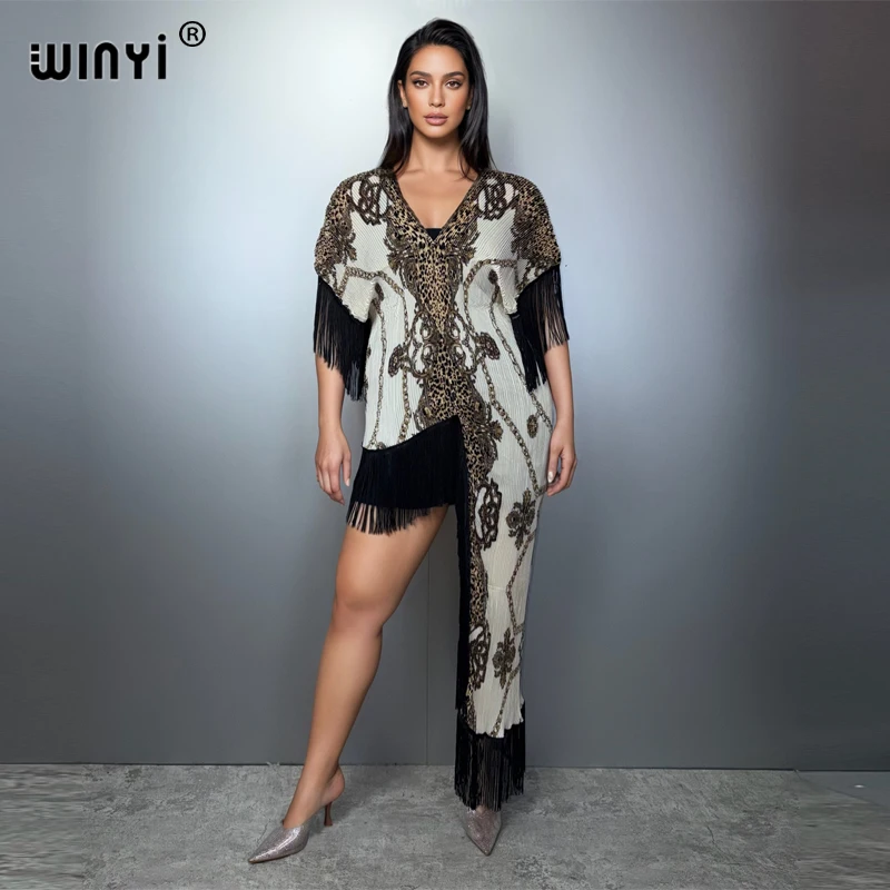 WINYI Women's Boho Maxi Kaftan - Boho Summer Beach Maxi Dress review and price