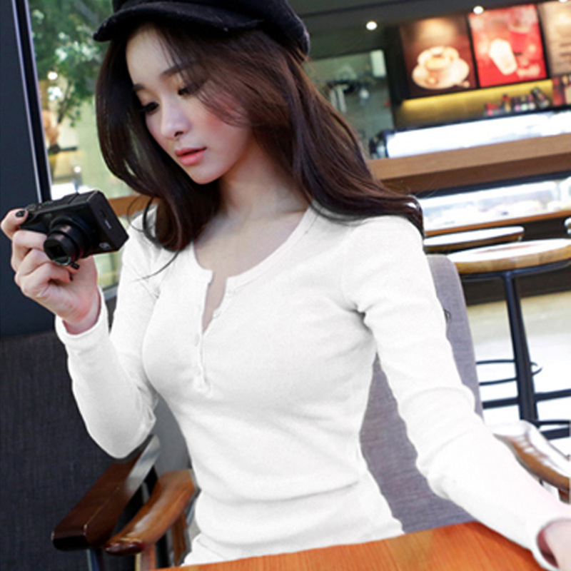 2026 Autumn Women'S Button Rib - Blouses review and price
