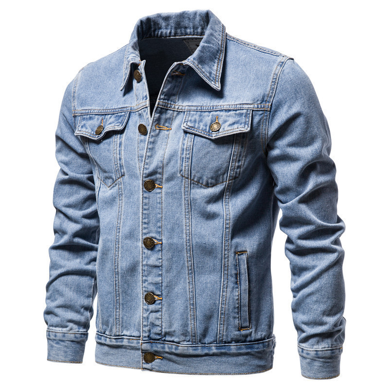 American Retro Men Lapel Denim - Jeans review and price