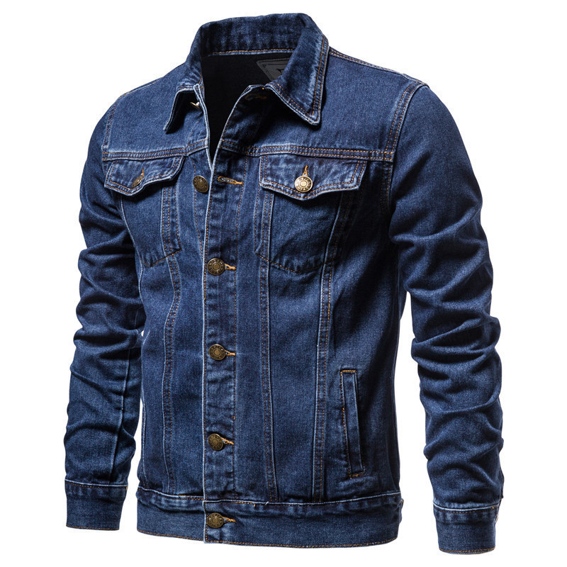 American Retro Men Lapel Denim - Jeans review and price