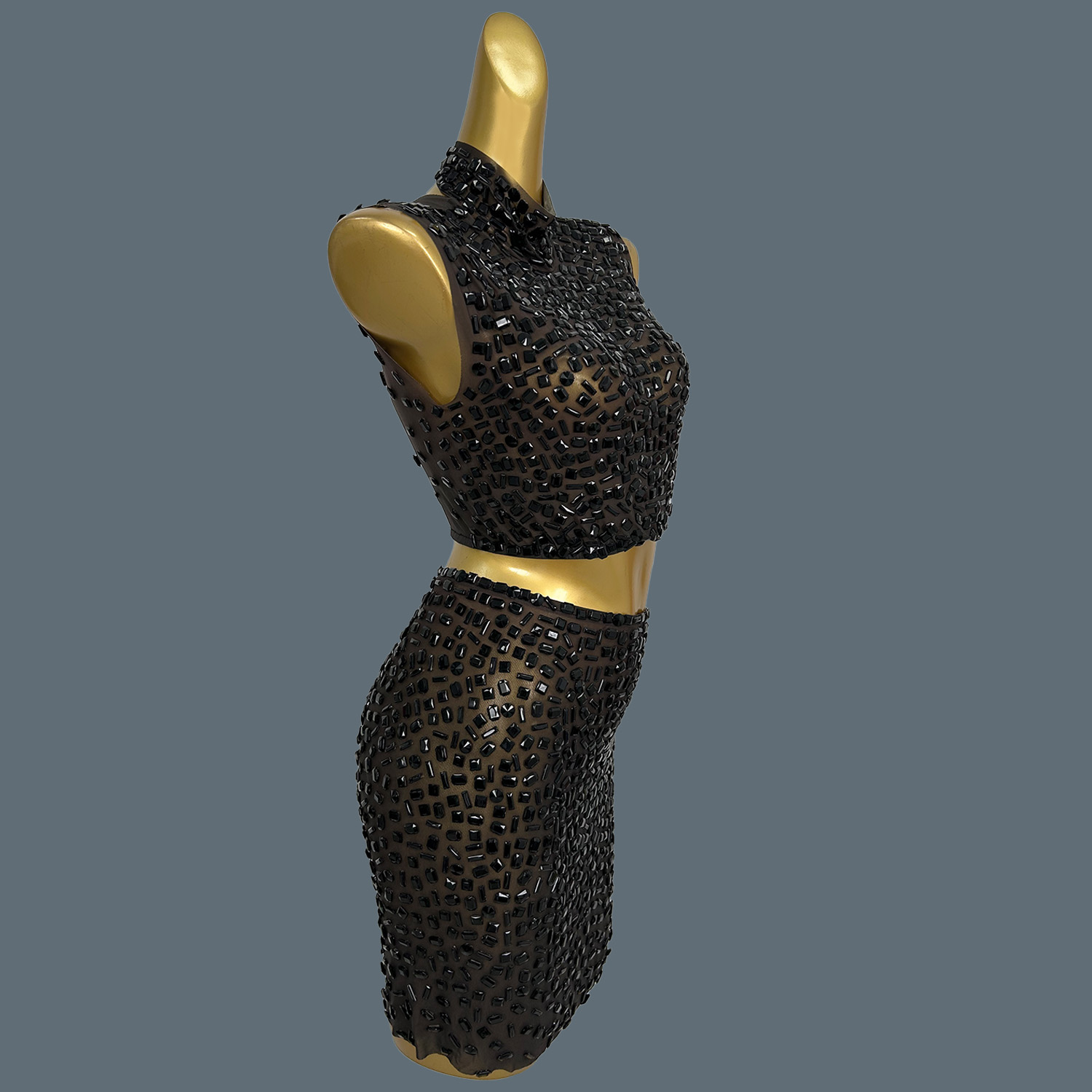 Summer Sparkly Black Rhineston - Sparkly Rhinestone Club Party Dress review and price