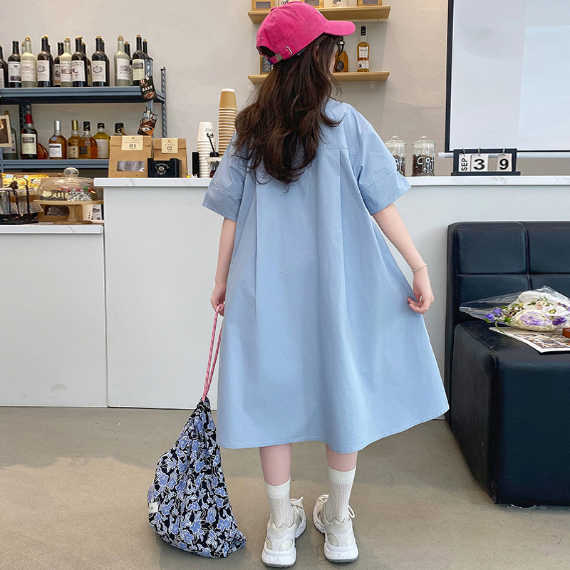 Korean Children Clothing Girls - Korean Style A Line Shirt Dress review and price